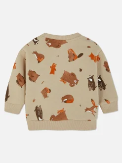 Woodland Animal Crew Sweatshirt|Primark Sale