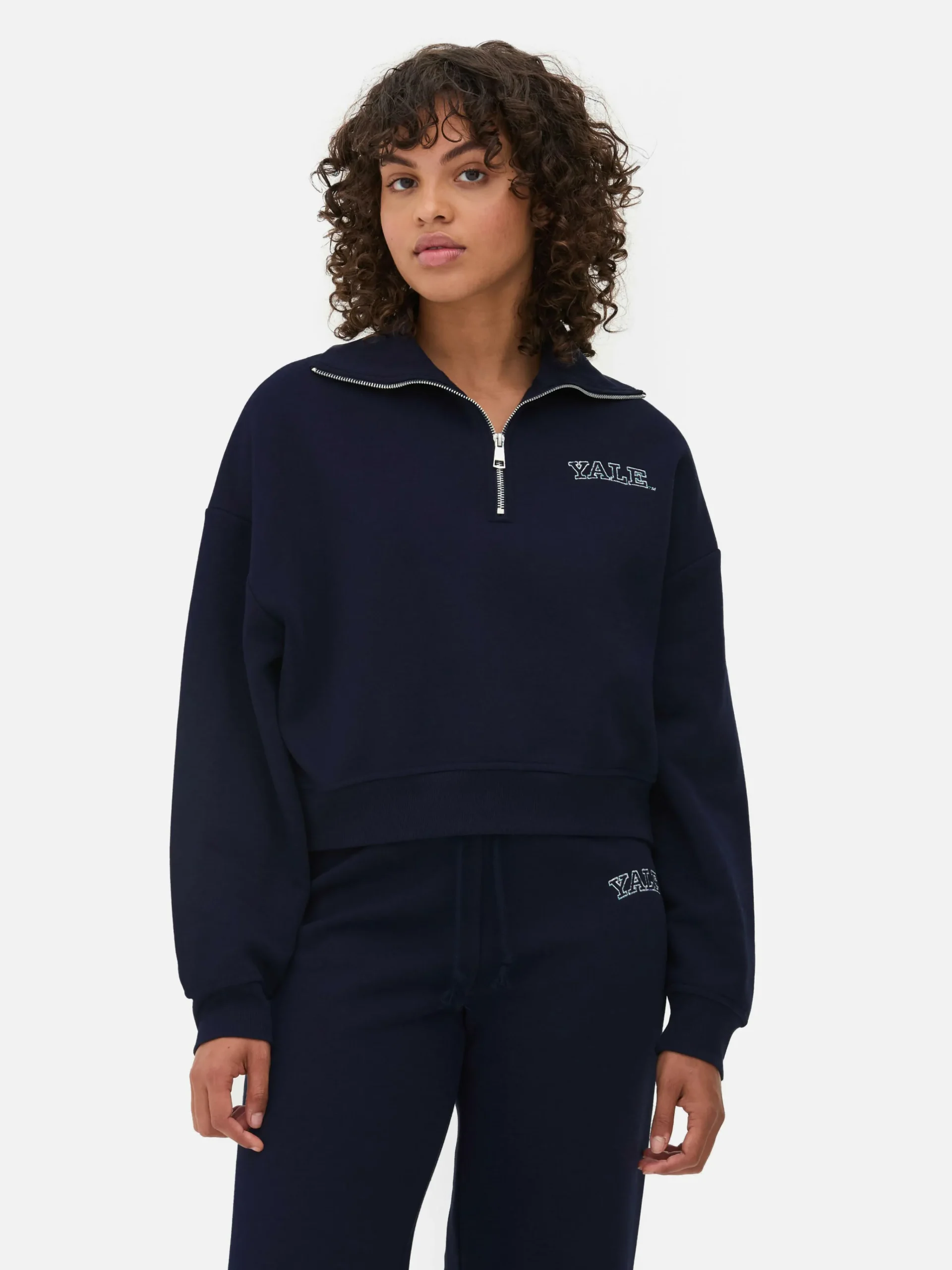 Yale Half-Zip Sweatshirt|Primark Best