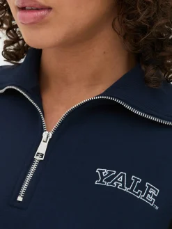 Yale Half-Zip Sweatshirt|Primark Best