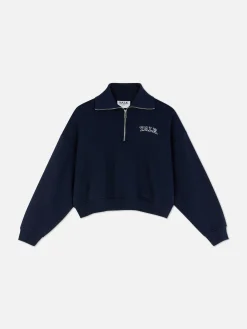 Yale Half-Zip Sweatshirt|Primark Best