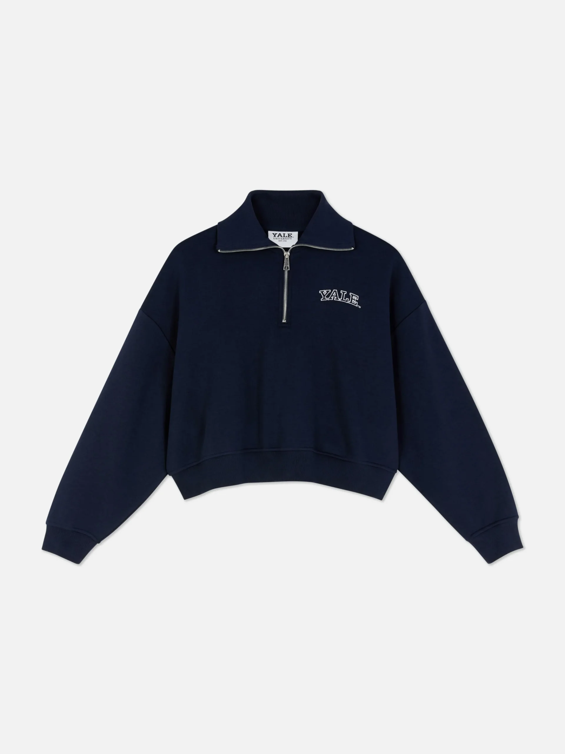 Yale Half-Zip Sweatshirt|Primark Best