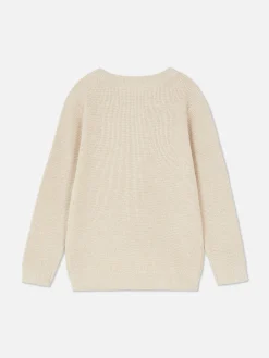 Younger Boy Waffle Knit Sweater|Primark Outlet