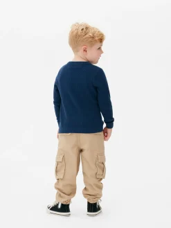 Younger Boy Waffle Knit Sweater|Primark Sale