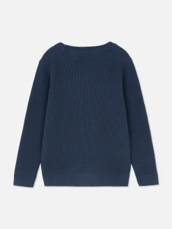 Younger Boy Waffle Knit Sweater|Primark Sale