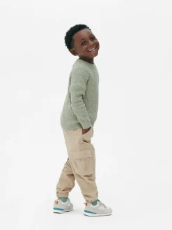 Younger Boy Waffle Knit Sweater|Primark Hot