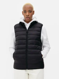Zip Puffer Vest|Primark Online