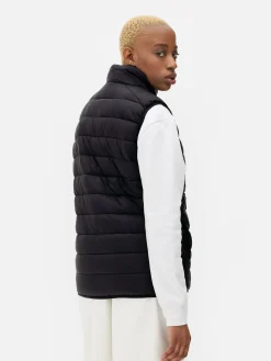 Zip Puffer Vest|Primark Online