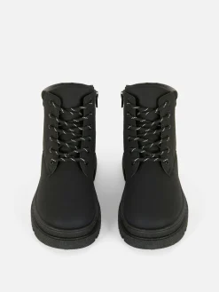 Zip-Up Hiker Boots|Primark Online